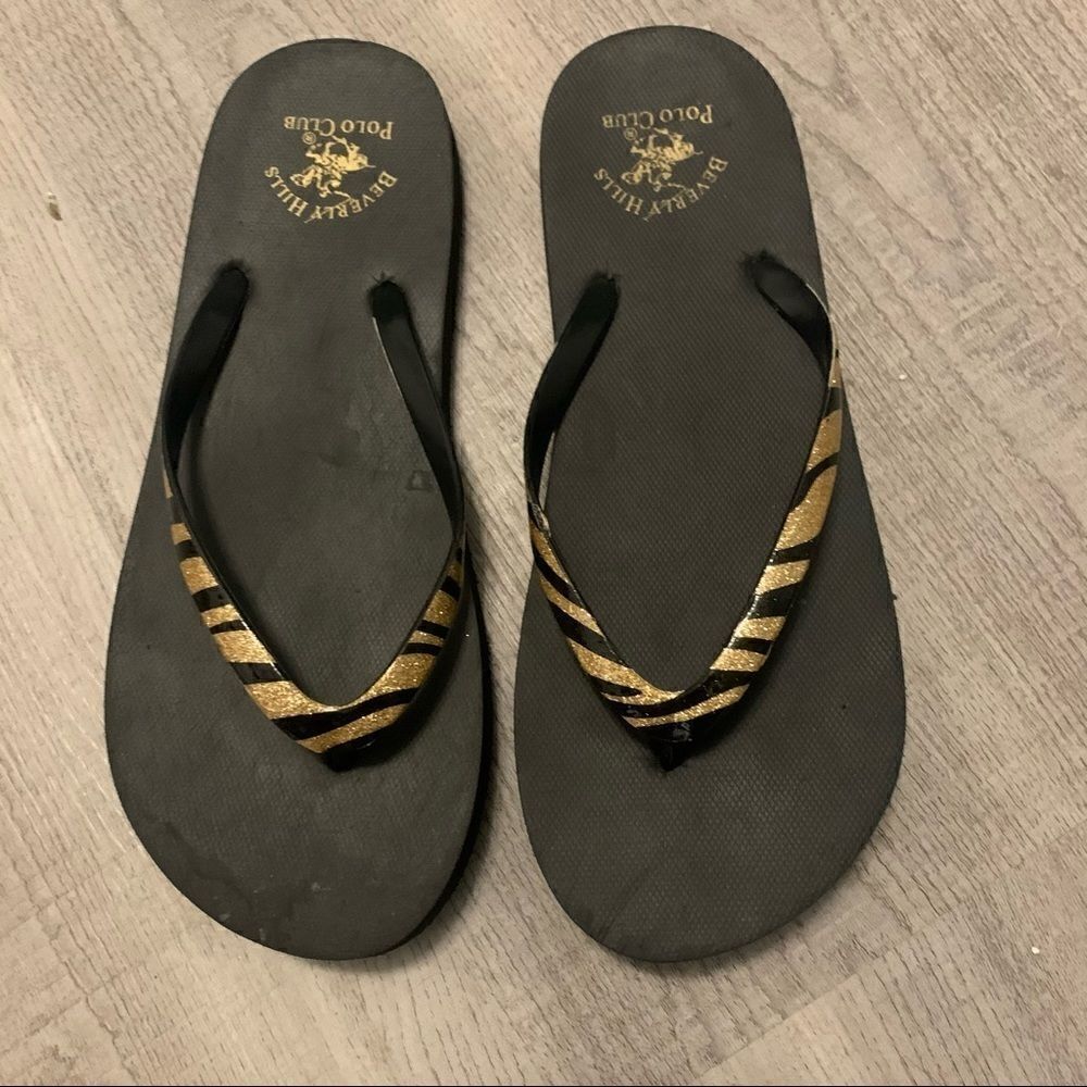 Beverly Hills Polo Club size 7/8 flip flops